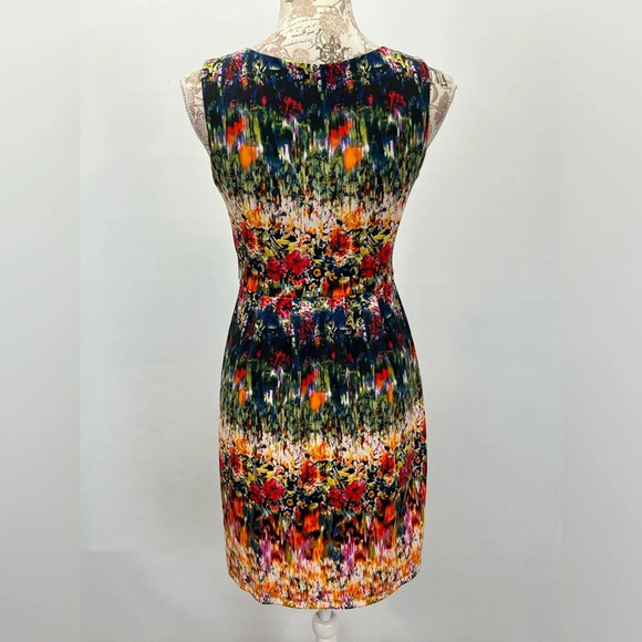 **LAST CHANCE** CYNTHIA ROWLEY Abstract‎ print sleeveless dress size 4. - Picture 6 of 12